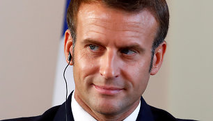 Emmanuelis Macronas Latvijoje