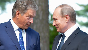 Sauli Niinisto ir Vladimiras Putinas