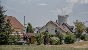 Vokietijos miestelis prie atominės elektrinės