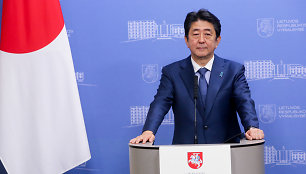 Japonijos Ministras Pirmininkas Shinzo Abe