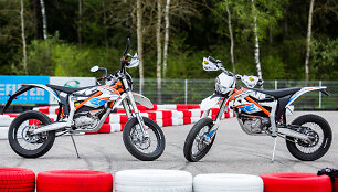 Elektriniai &bdquo;KTM Freeride E-SM&ldquo; motociklai