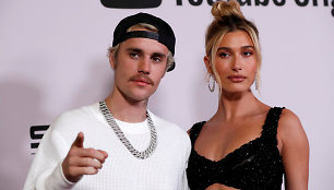 Justinas Bieberis ir Hailey Baldwin