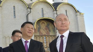 Xi Jinpingas: Kinija ir toliau palaikys Rusiją „suvereniteto“ klausimais