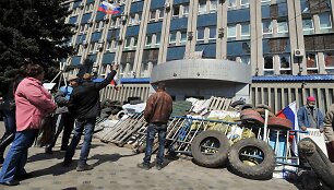 Prorusi&scaron;ki protestuotojai Luhanske