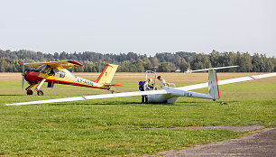 Sklandytuvas Pociūnų aerodrome