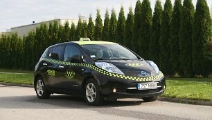 &bdquo;Nissan LEAF&ldquo; taksi elektromobilis Estijoje