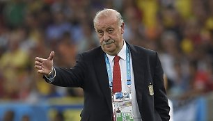 Ispanijos futbolo rinktinės treneris Vicente Del Bosque