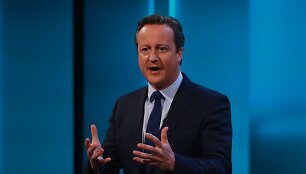 &bdquo;Brexit&ldquo; debatuose pasisakęs Davidas Cameronas