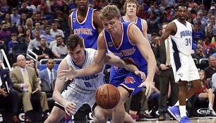 Mindaugas Kuzminskas ir Mario Hezonja