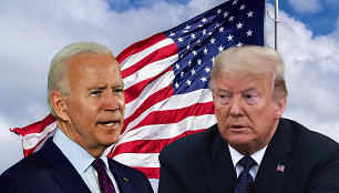 JAV prezidento rinkimai: Joe Bidenas ir Donaldas Trumpas