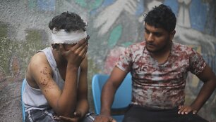 Palestiniečiai gedi savo artimųjų