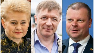 Dalia Grybauskaitė, Ramūnas Karbauskis, Saulius Skvernelis