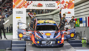 Paskutiniame šių metų WRC etape – „Hyundai“ ekipažo triumfas