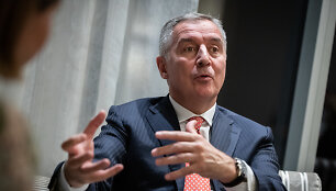 Juodkalnijos prezidentas Milas Djukanovičius
