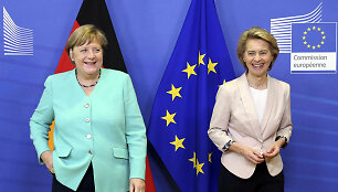 Angela Merkel ir Ursula von der Leyen