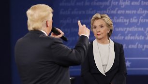 Donaldo Trumpo ir Hillary Clinton antrieji debatai