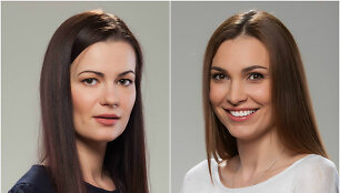 Mingailė Kalnietė ir Tatjana Lavrinovič