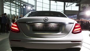 E klasės &bdquo;Mercedes-Benz&ldquo; pristatymo akimirka