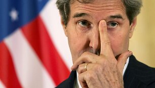 JAV sekretorius Johnas Kerry