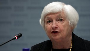 JAV iždo sekretorė Janet Yellen