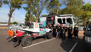 Antano Juknevičiaus komanda &bdquo;Žalvaris-Dakar&ldquo; atvyksta į Buenos Aires