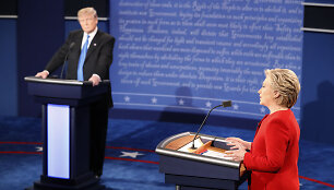 Donaldas Trumpas ir Hillary Clinton