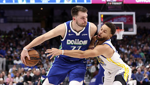 Luka Dončičius prieš Stepheną Curry