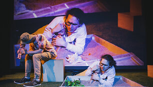 Nacionalinio Kauno dramos teatro spektaklis &bdquo;Pasaulio bamba&ldquo;