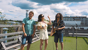 „Skamp“ dainos „Summertime“ 25 metų sukakties proga – pasirodymas ant stogo
