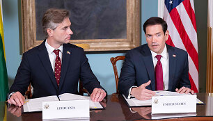 K. Budrio susitikimas su M. Rubio / Saul Loeb / AFP nuotr.