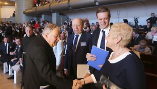 Vytautas Landsbergis ir Irena Degutienė