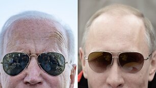 Joe Bidenas ir Vladimiras Putinas