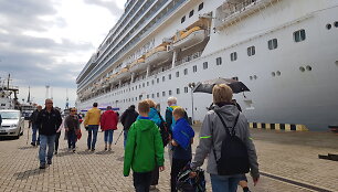 Uostamiestyje vie&scaron;i didžiulis kruizinis laivas &bdquo;Costa Pacifica&ldquo;