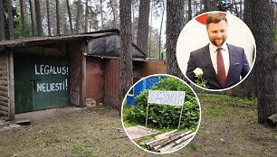 Alytaus valdžia nori griauti &scaron;alia kempingo esančius sandėliukus