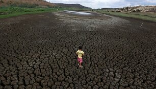 Brazilijos Kampina Grande do Sulio miestą kankina sausra