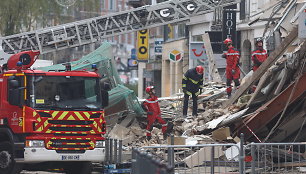 Prancūzijos Lilio mieste sugriuvus dviem pastatams, ieškoma dingusio gydytojo