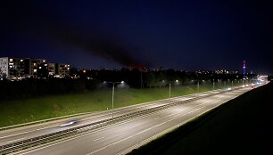 Gaisras Pa&scaron;ilaičiuose