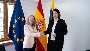 Gintarė Skaistė ir Nadia Calvi&ntilde;o