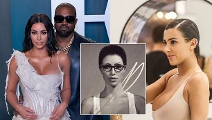 Bianca Censori, Kim Kardashian ir Kanye Westas