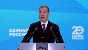 D. Medvedevas: NATO atsisakymas pripažinti Krymo aneksiją – sisteminė grėsmė Rusijai