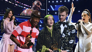 62-ųjų &bdquo;Grammy&ldquo; apdovanojimų ceremonijos akimirkos