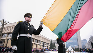 I&scaron;kilminga trijų Baltijos valstybių vėliavų pakėlimo ceremonija