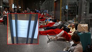Sutriko keliautojų planai Ispanijoje ir Portugalijoje