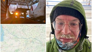 Gediminas Jasas ryžosi 360 kilometrų kelionei namo pėsčiomis
