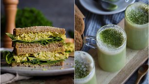 Nori – gali atrasti: veganiški „kiaušinių“ mišrainės sumuštiniai ir aromatinga latė