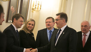 Prezidentė susitiko su Vyriausybe