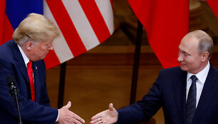 Donaldas Trumpas ir Vladimiras Putinas