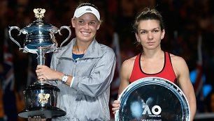 Caroline Wozniacki ir Simona Halep