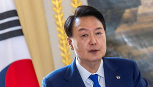 Pietų Korėjos prezidentas Yoon Suk-yeolas