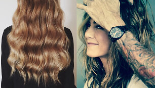 Nuotraukos i&scaron; plaukų stilistų Lou Teasdale, Kristen Ess ir Chris Mcmillan &bdquo;Instagram&ldquo; paskyrų.